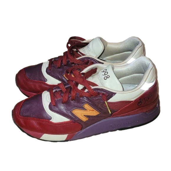 New Balance Other - SUPER TEAM 33 LUGGAGE LOUIS VERMILION 998 MADE IN USA RARE NB SNEAKERS